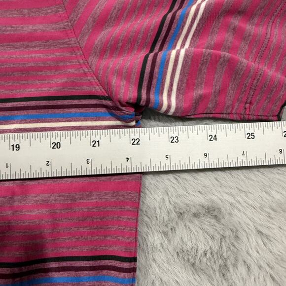 Nike Golf Polo Shirt Mens Large Tour Performance Dri-Fit NWT HJ6886-618 Striped - Picture 7 of 8